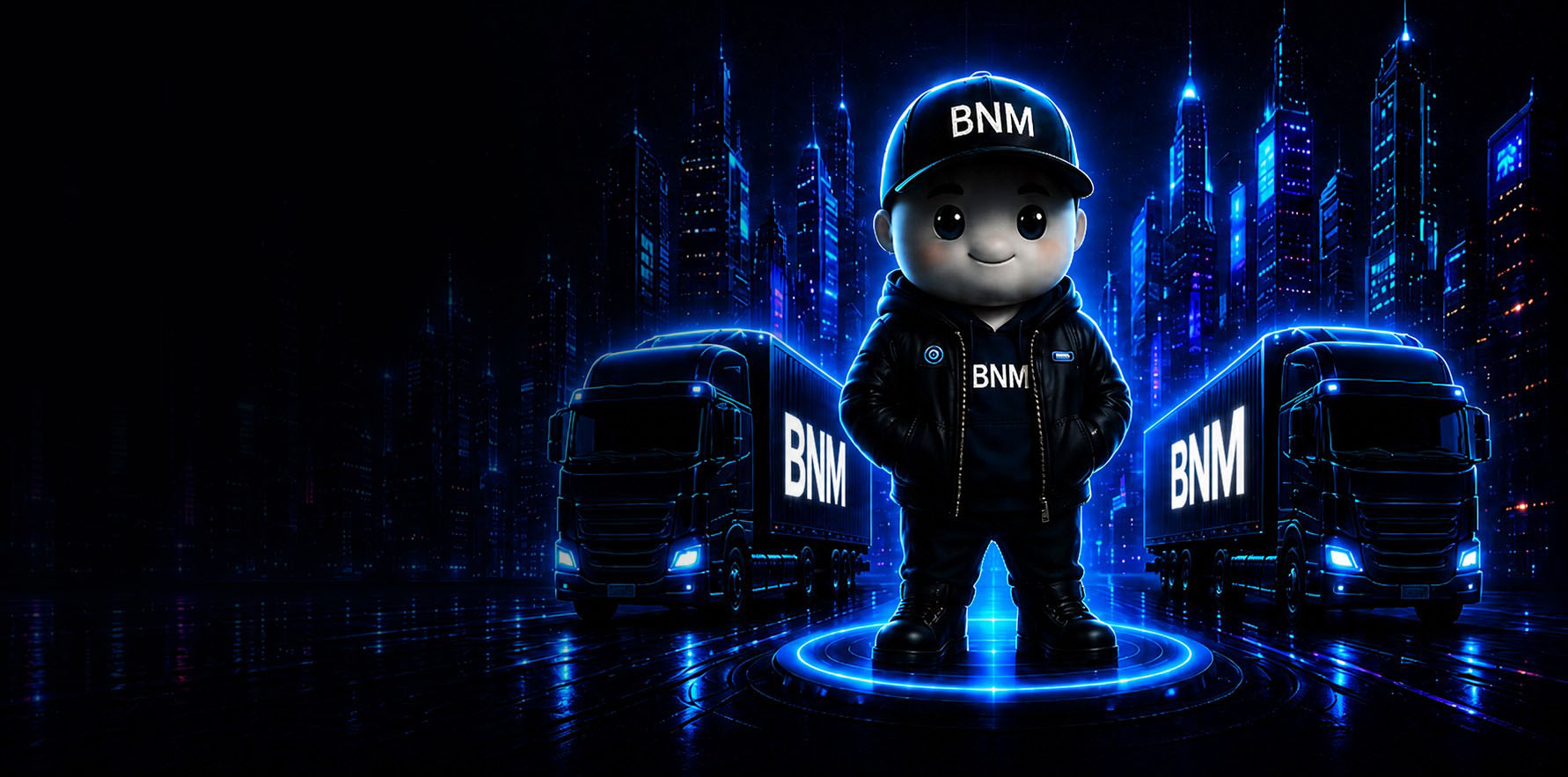Banememe futuristic system background